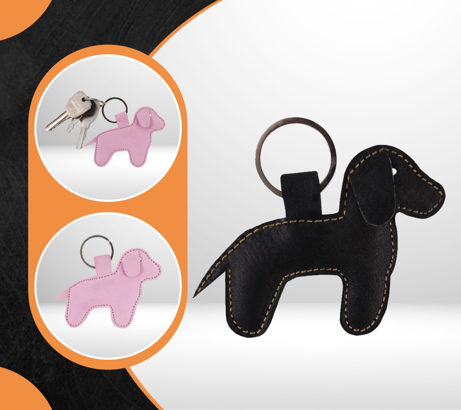 Charming Dog Key Ring – A Cute Companion for Your Keys